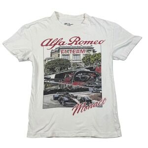 Alfa‎ Romeo F1 Team Monaco Graphic T Shirt White XS